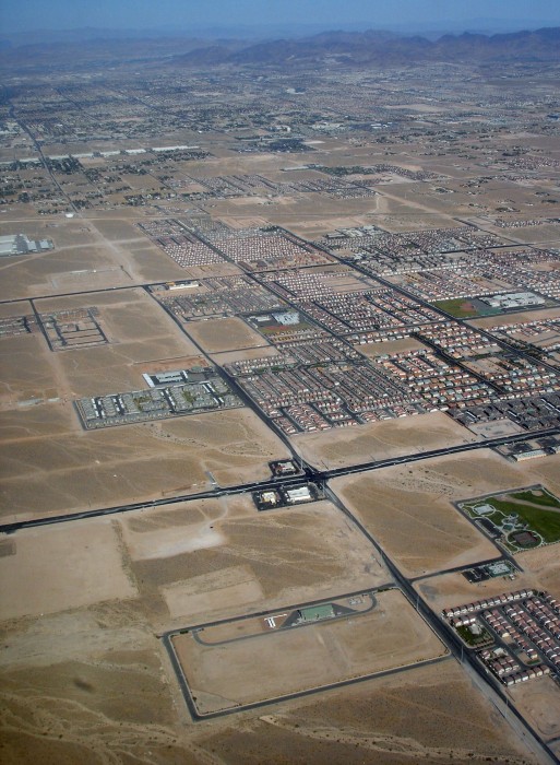 městská krajina Las Vegas shora 2005